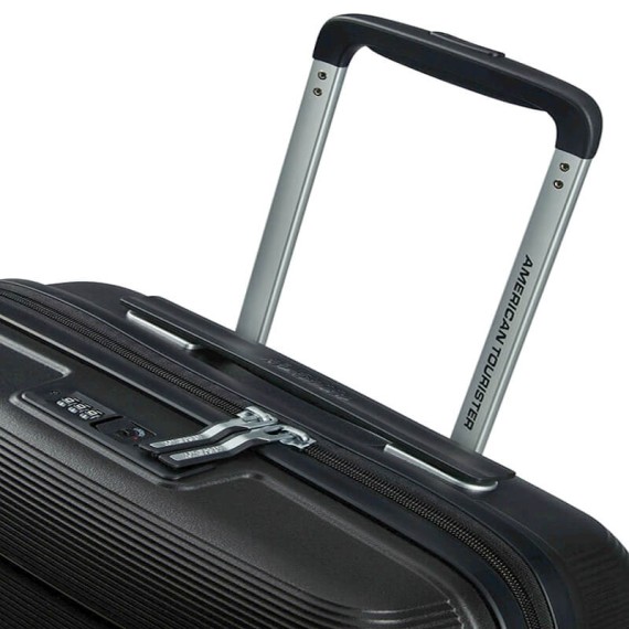 American Tourister Mala de Cabine / Trolley 55cm 4 Rodas LINEX Preta | Ref. 9290G00109
