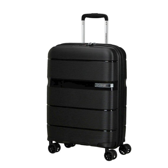 American Tourister Mala de Cabine / Trolley 55cm 4 Rodas LINEX Preta | Ref. 9290G00109