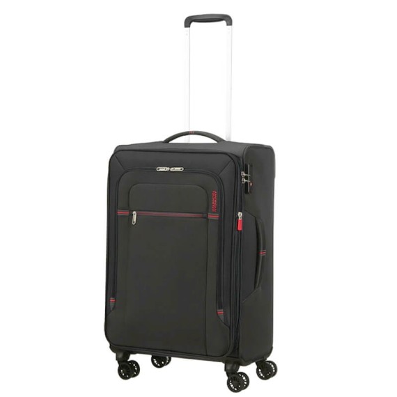 AMERICAN TOURISTER Trolley Médio 67cm 4R Exp. Crosstrack Cinzento/Vermelho | Ref. 92MA300318 AMERICAN TOURISTER Trolley Médio 67cm 4R Exp. Crosstrack Cinzento/Vermelho | Ref. 92MA300318