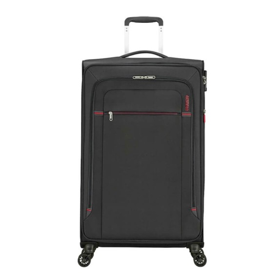 AMERICAN TOURISTER Trolley Grande 79cm 4R Exp. Crosstrack Cinza/Vermelho | Ref. 92MA300418 AMERICAN TOURISTER Trolley Grande 79cm 4R Exp. Crosstrack Cinza/Vermelho | Ref. 92MA300418