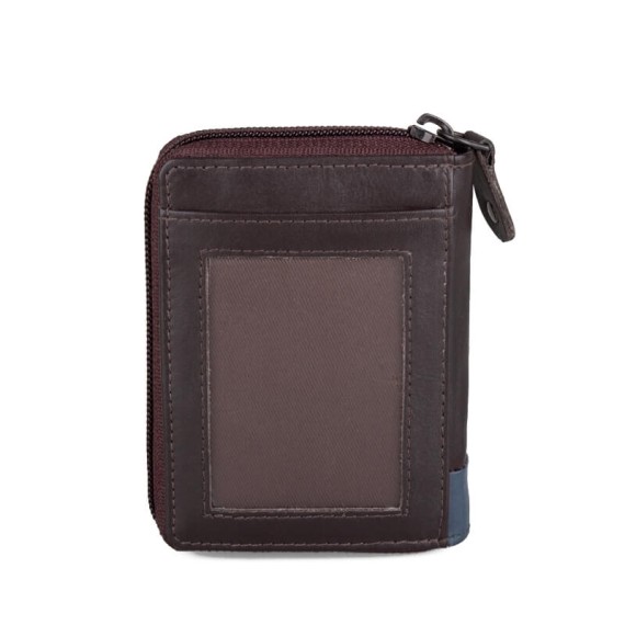 Porta Cartões com Fole PORTO Oficial Castanho | Ref. 51.FCP2094C