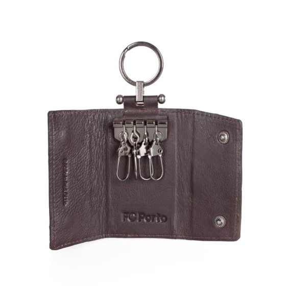 Chaveiro para 4 Chaves PORTO Oficial Castanho | Ref. 51.FCP2590C