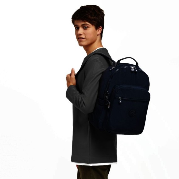 Mochila para Portátil 15" Kipling SEOUL Blue Bleu 2 | Ref. 187.KI521096V