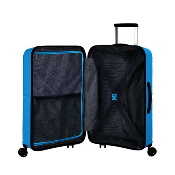 American Tourister Mala de Viagem / Trolley Médio 67cm 4R AIRCONIC Sporty Blue | Ref. 9288G00201
