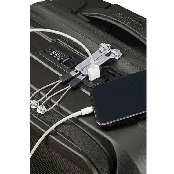 American Tourister Mala Trolley Pequeno 55cm 4R 15.6” AIRCONIC Preto Ónix | Ref. 9288G00509