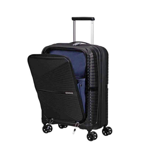 American Tourister Mala Trolley Pequeno 55cm 4R 15.6” AIRCONIC Preto Ónix | Ref. 9288G00509