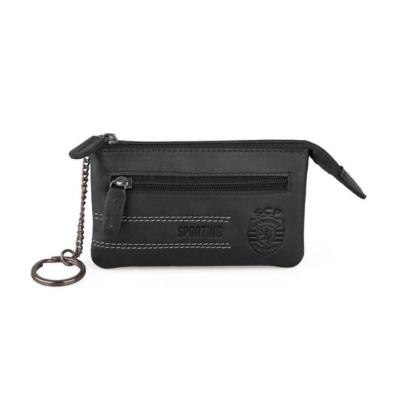 Porta Moedas para Homem SPORTING Oficial Preto | Ref. 51.SCP3888P