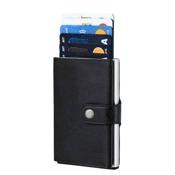 Samsonite Carteira Deslizante ALU FIT SLG Preta | Ref. 92KB920209 Samsonite Carteira Deslizante ALU FIT SLG Preta | Ref. 92KB920209