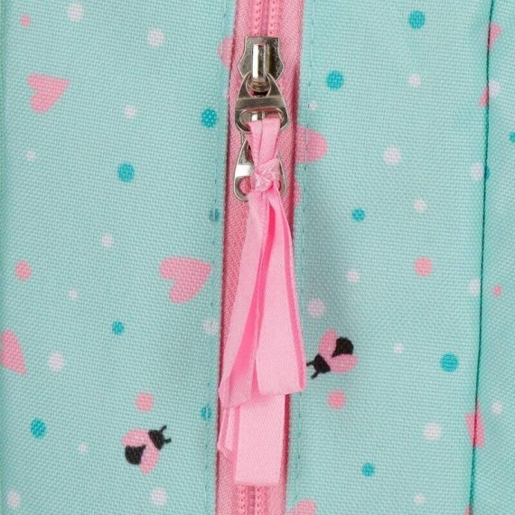 Mochila Escolar 45cm 2C Movom FLOWER POT Verde | Ref. 186.2022421