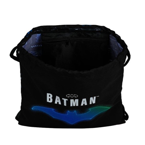 Mochila Saco Infantil Batman BAT-TECH Preta | Ref. 248.612104196 Mochila Saco Infantil Batman BAT-TECH Preta | Ref. 248.612104196