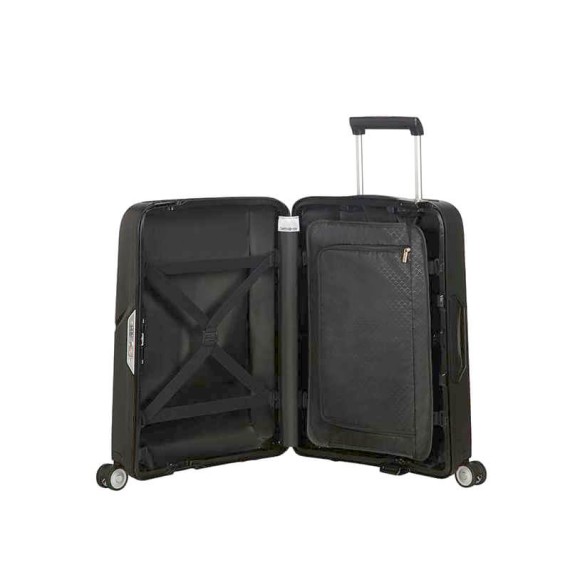 Samsonite Mala de Cabine / Trolley 55cm 4R MAGNUM Preta | Ref. 92CK600109