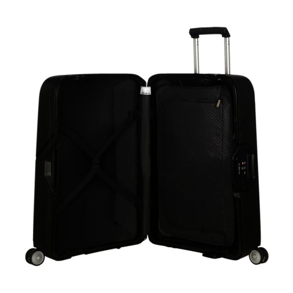 Samsonite Mala de Viagem / Trolley Grande 75cm 4R MAGNUM Preta | Ref. 92CK600309