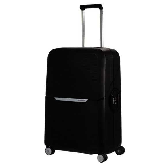 Samsonite Mala de Viagem / Trolley Grande 75cm 4R MAGNUM Preta | Ref. 92CK600309