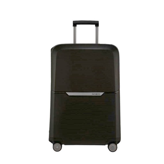 Samsonite Mala de Viagem / Trolley Médio 69cm 4R MAGNUM Preta | Ref. 92CK600209