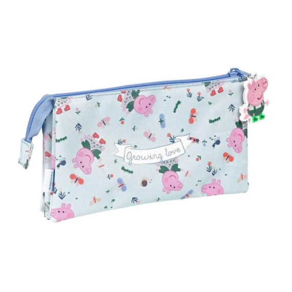 Estojo Escolar Triplo Compartimento Peppa Pig URBAN FARMER Azul | Ref. 248.812190744 Estojo Escolar Triplo Compartimento Peppa Pig URBAN FARMER Azul | Ref. 248.812190744