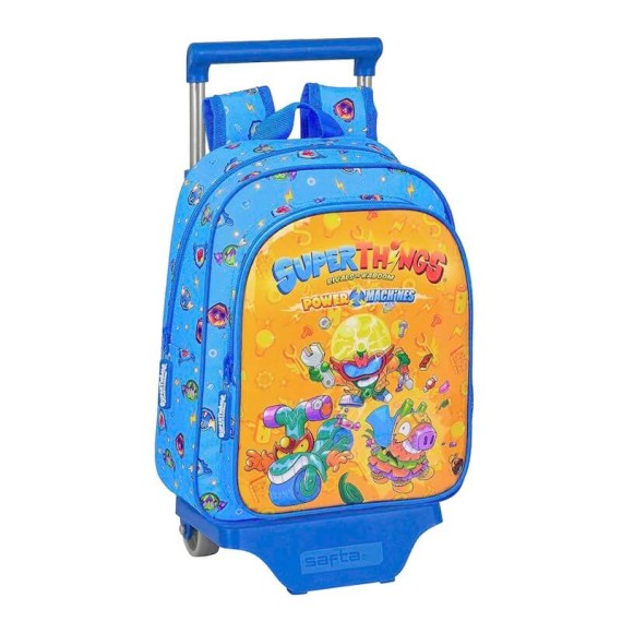 Mochila Infantil 33cm c/ Carro 705 SuperThings SÉRIE 7 Azul | Ref. 248.612176020 Mochila Infantil 33cm c/ Carro 705 SuperThings SÉRIE 7 Azul | Ref. 248.612176020