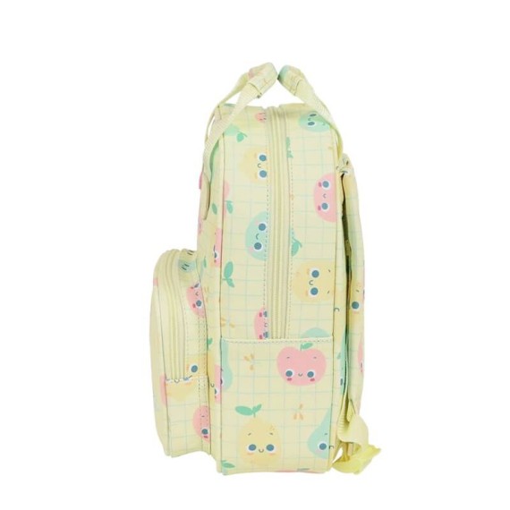 Mochila Pré-Escolar 28cm c/ Pegas Safta FRUTA Amarela | Ref. 248.612186765 Mochila Pré-Escolar 28cm c/ Pegas Safta FRUTA Amarela | Ref. 248.612186765