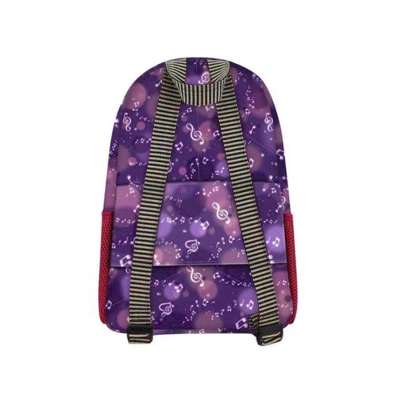 Mochila Infantil 33cm Gorjuss THE DUET Roxa | Ref. 248.1111GJ02T