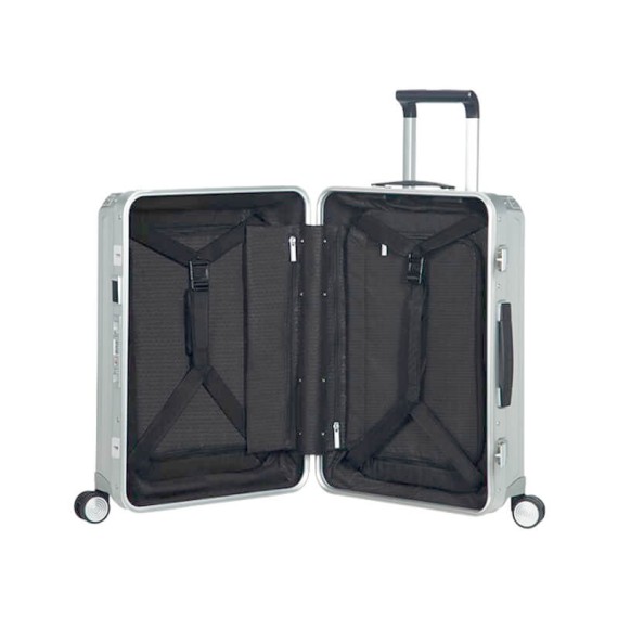 Samsonite Trolley Cabine 55cm 4R Spinner LITE-BOX ALU Alumínio | Ref. 92CS000108