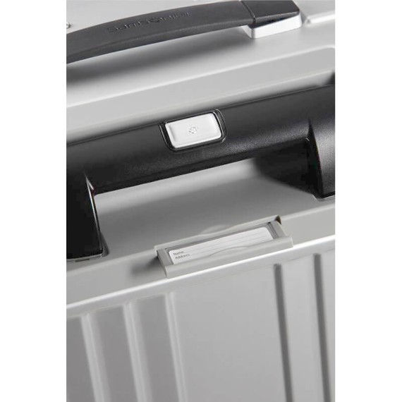 Samsonite Trolley Médio 69cm 4R Spinner LITE-BOX ALU Alumínio | Ref. 92CS000208