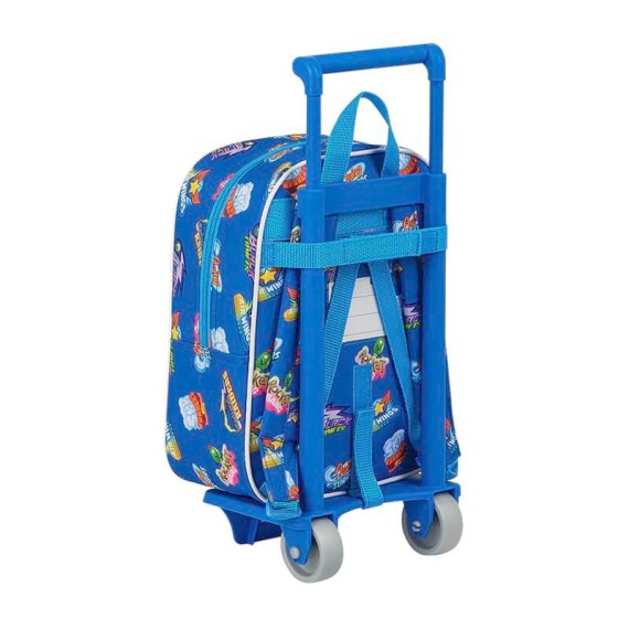 Mochila Infantil 27cm c/ Carro 805 SuperZings SÉRIE 5 Azul | Ref. 248.612076280 Mochila Infantil 27cm c/ Carro 805 SuperZings SÉRIE 5 Azul | Ref. 248.612076280