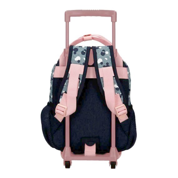 Mochila Infantil Pré-escolar 27cm c/ Carro MiICKEY Denim Azul | Ref. 186.32221T1 Mochila Infantil Pré-escolar 27cm c/ Carro MiICKEY Denim Azul | Ref. 186.32221T1