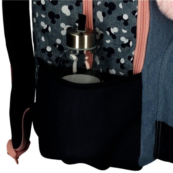 Mochila Infantil Pré-escolar 27cm c/ Carro MiICKEY Denim Azul | Ref. 186.32221T1 Mochila Infantil Pré-escolar 27cm c/ Carro MiICKEY Denim Azul | Ref. 186.32221T1