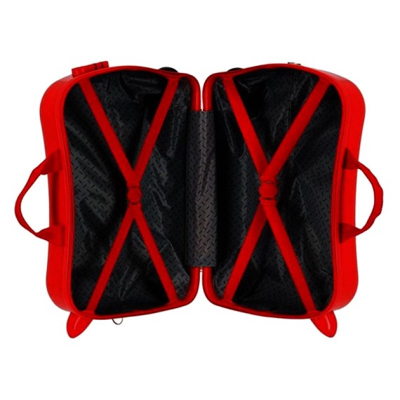 Mala de Viagem Infantil ABS 4 Rodas MICKEY MOUSE Circle Vermelha | Ref. 186.2039822