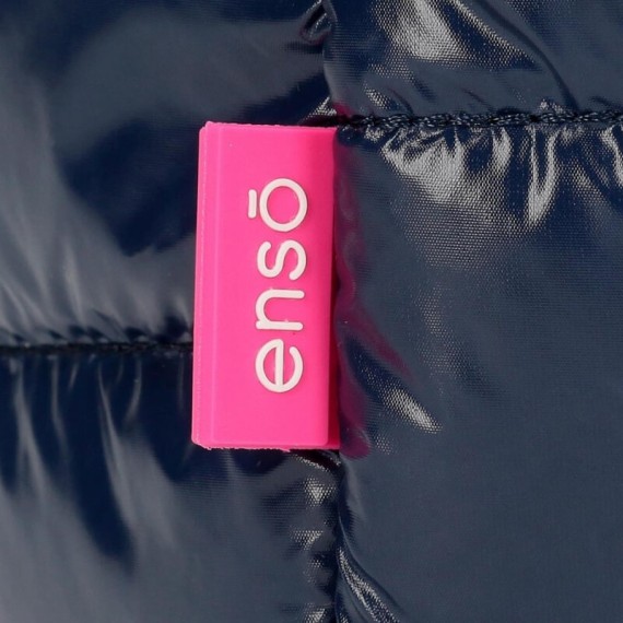 Mochila Escolar Adapt. 42cm c/ Carro Enso MAKE A WISH Azul Escuro | Ref. 186.91923T1 Mochila Escolar Adapt. 42cm c/ Carro Enso MAKE A WISH Azul Escuro | Ref. 186.91923T1