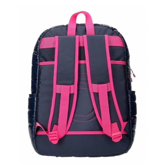 Mochila Escolar Adapt. 42cm c/ Carro Enso MAKE A WISH Azul Escuro | Ref. 186.91923T1 Mochila Escolar Adapt. 42cm c/ Carro Enso MAKE A WISH Azul Escuro | Ref. 186.91923T1