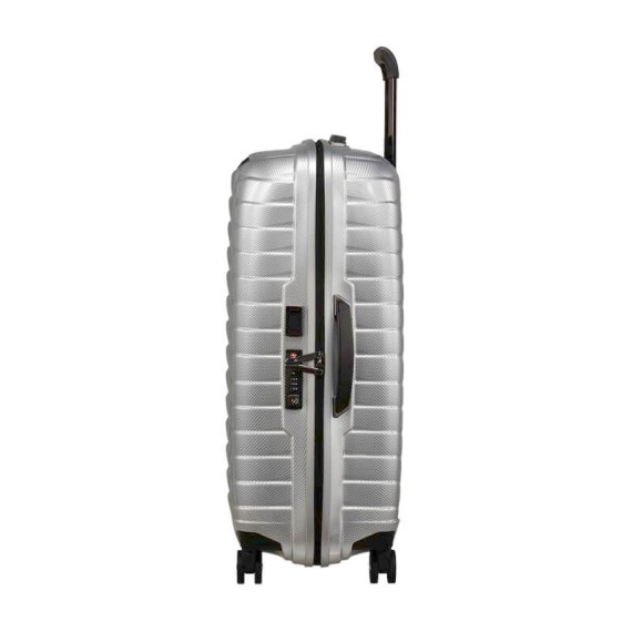 Samsonite Mala/Trolley Média 69cm 4R Spinner PROXIS Prata | Ref. 92CW600225