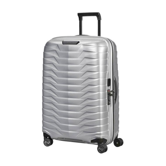 Samsonite Mala/Trolley Média 69cm 4R Spinner PROXIS Prata | Ref. 92CW600225