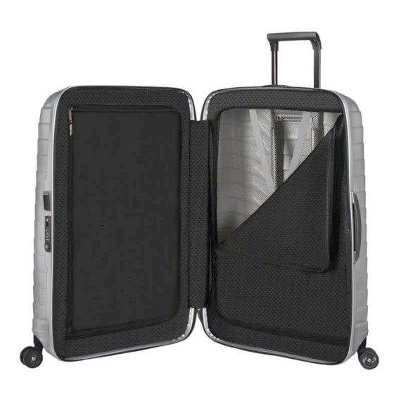 Samsonite Mala/Trolley Grande 75cm 4R Spinner PROXIS Prata | Ref. 92CW600325