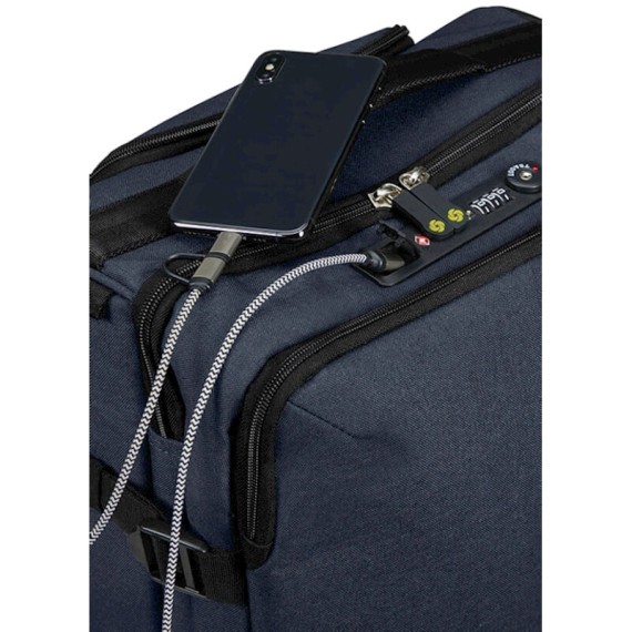 Samsonite Saco de Viagem 55cm 2 Rodas SECURIPAK Azul Escuro | Ref. 92KA600401 Samsonite Saco de Viagem 55cm 2 Rodas SECURIPAK Azul Escuro | Ref. 92KA600401