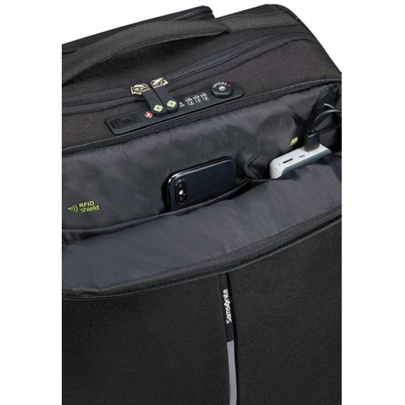 Samsonite Saco de Viagem 55cm 2 Rodas SECURIPAK Preto | Ref. 92KA600409 Samsonite Saco de Viagem 55cm 2 Rodas SECURIPAK Preto | Ref. 92KA600409