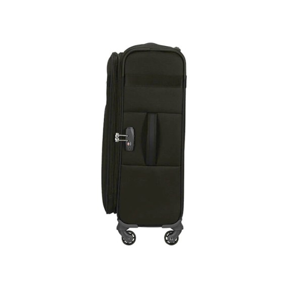 Samsonite Trolley Médio 66cm 4R Spinner EXP CITYBEAT Preto | Ref. 92KA700409