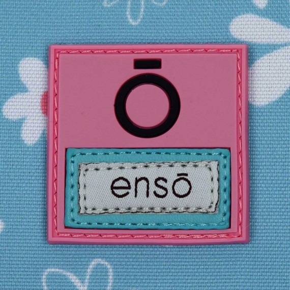 Mochila Escolar Adapt. 2C. 46cm C/ Carro Enso DAISY Azul | Ref. 186.92525T1