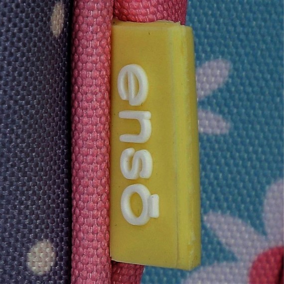 Mochila Escolar Adapt. 2C. 46cm C/ Carro Enso DAISY Azul | Ref. 186.92525T1