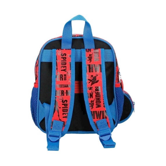 Mochila Pré-Escolar 25cm Spiderman GREAT POWER Multicolor | Ref. 186.4452021