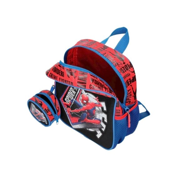 Mochila Pré-Escolar 25cm Spiderman GREAT POWER Multicolor | Ref. 186.4452021
