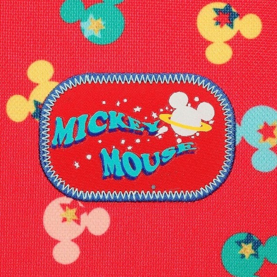 Mochila Pré-Escolar Adapt 28cm c/ Carro Mickey ON THE MOON Azul | Ref. 186.22621T1