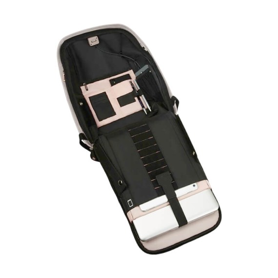 Samsonite Mochila Anti-Roubo p/ Portátil 14.1'' SECURIPAK S Cinzenta | Ref. 92KB300158