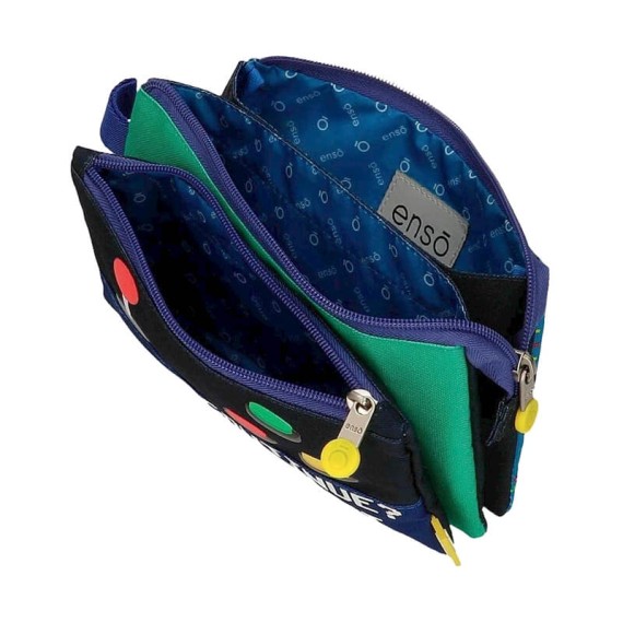 Estojo Escolar Triplo Enso GAMER Multicolor | Ref. 186.9324321