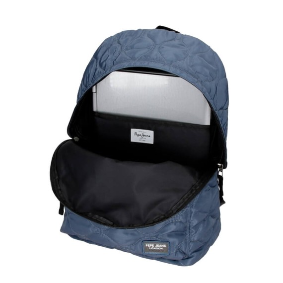 Mochila Escolar 44cm Pepe Jeans ORSON Azul Escuro | Ref. 186.6362322