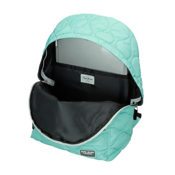 Mochila Escolar 44cm Pepe Jeans ORSON Turquesa | Ref. 186.6362323