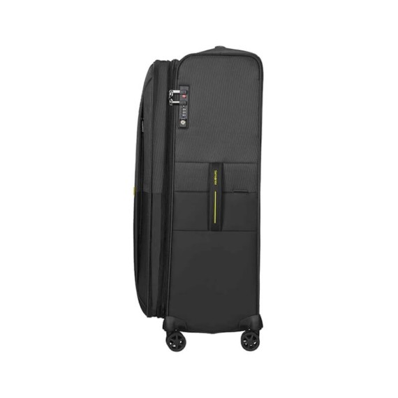 SAMSONITE Mala de Viagem / Trolley Grande 79cm 4R Exp Rythum Grafite | Ref. 92KC300318