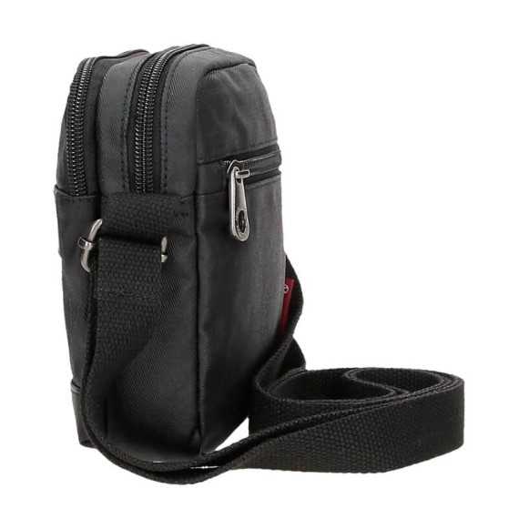 Bolsa de Tiracolo Pequena 2C Pepe Jeans PAXTON Preta | Ref. 186.7835121
