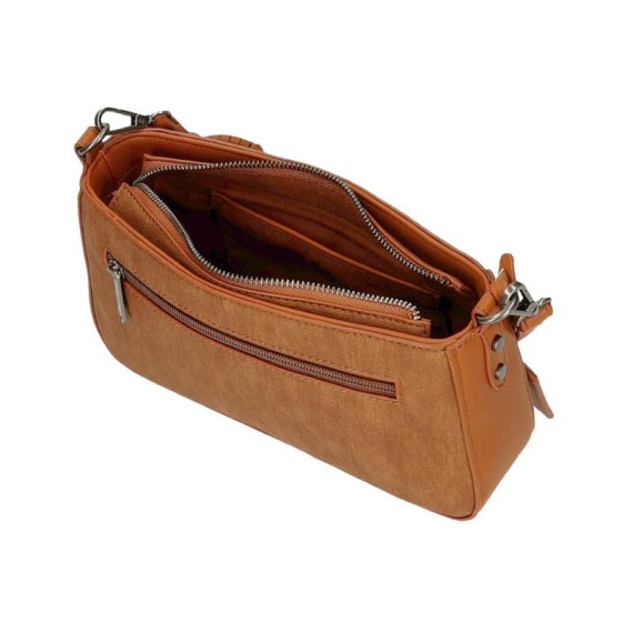 Bolsa de Tiracolo 2 Alças Pepe Jeans AURE Castanha | Ref. 186.7745122