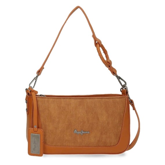 Bolsa de Tiracolo 2 Alças Pepe Jeans AURE Castanha | Ref. 186.7745122
