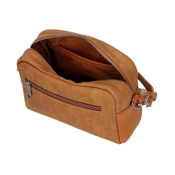 Mala de Ombro 2 Alças Pepe Jeans AURE Castanha | Ref. 186.7745222